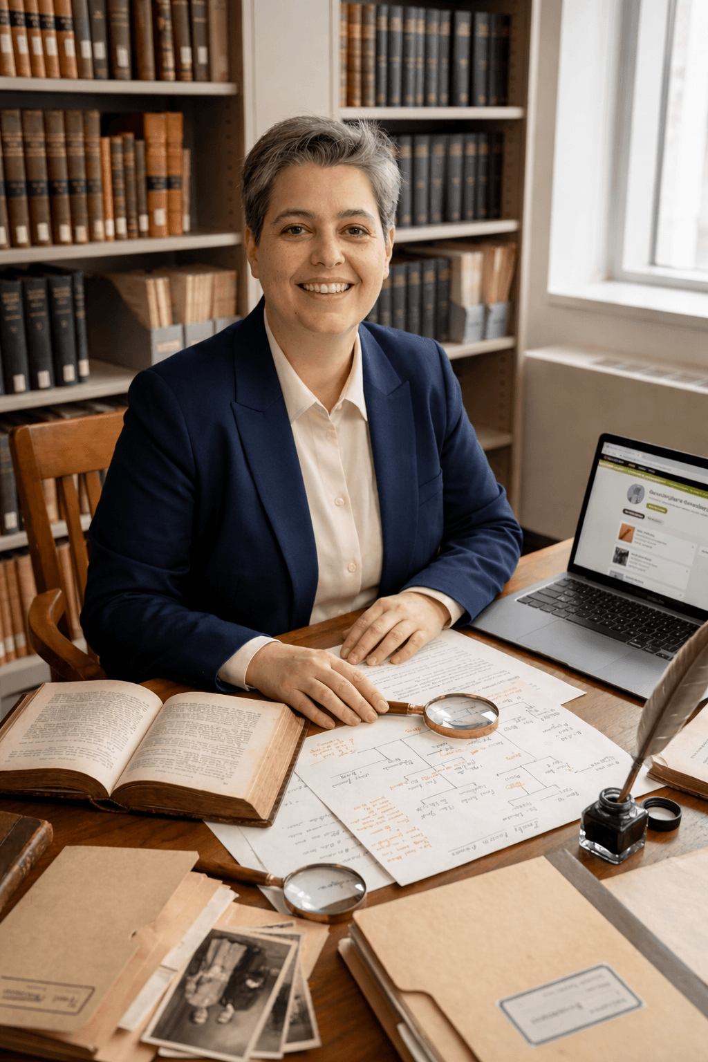 Association Mémoire et Patrimoine de Coin-lès-Cuvry : préserver l'histoire de notre village mosellan 5 Stéphanie Perrin — généalogiste professionnelle et fondatrice de Mémoire et Patrimoine de Coin-lès-Cuvry